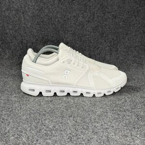 On Running Cloud 6 Shoes Women's 11 All White Athletic Run Training Sneakers